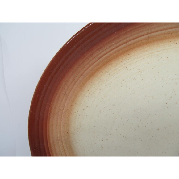 Franciscan Country Craft Russet Brown Platter 14" - Picture 3 of 10